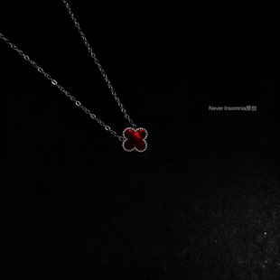 Never Insomnia原创.leaf blower项链.盈红