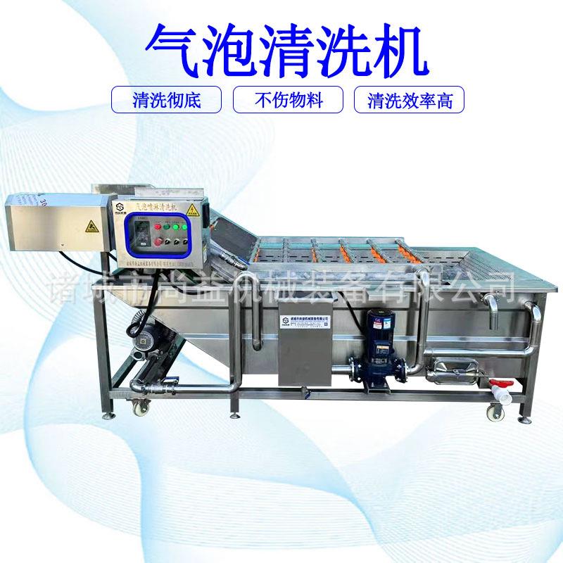 小白菜清洗机果蔬气浪洗货设备全自动油麦菜气泡清洗机