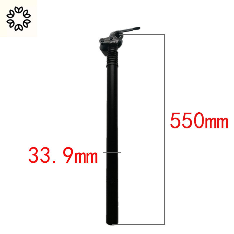 代驾车座管简易车翻转坐杆折叠锂电车电动自行车铝合金弹簧减震杆