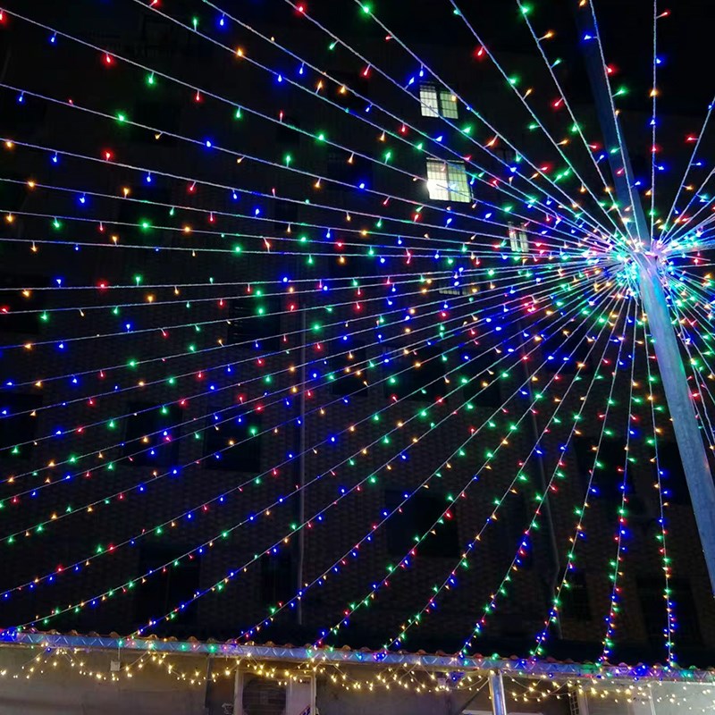 24v低压灯串led小彩灯闪灯串灯满天星户外防水氛围装饰树灯景观灯