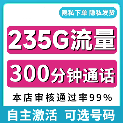 中国广电流量卡纯流量上网卡5g手机卡电话卡全国通用不限速4g