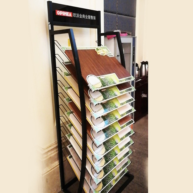 木地板瓷砖展架成吊顶展示架 600集成吊顶样品架 艺术真石漆架子