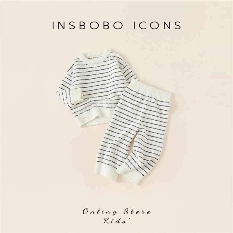 儿童睡衣秋冬女童家居服保暖男童睡衣居家套装毛巾绒冬季加厚睡衣