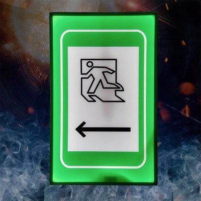 隧道电光标志疏散消防应急指示灯引导交通安全标识警示走向标牌灯