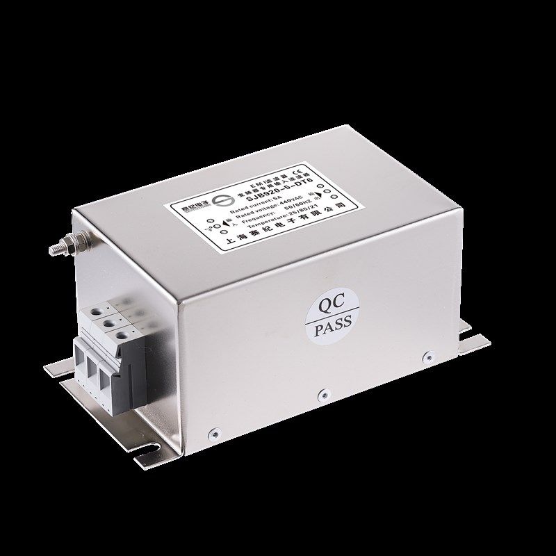 赛纪emi三相滤波器380V变频伺服专用滤波器输入输出SJB920端子台