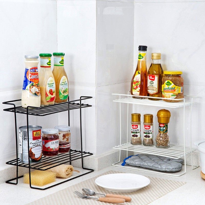 放调味料的架子厨房里家用东西酱油瓶醋多层功能收纳置物作料佐料