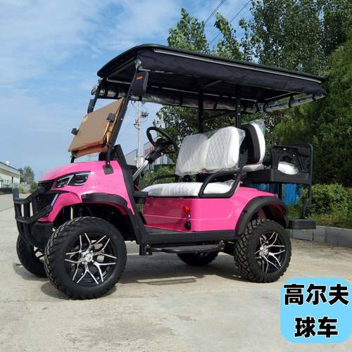 景区高尔夫球车外贸厂区酒店摆渡车4座电动高尔夫球车摆渡车