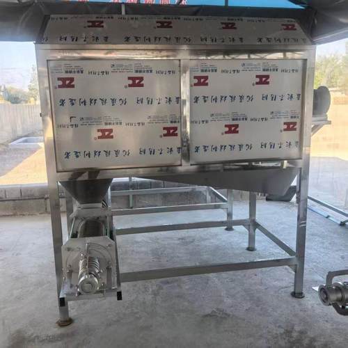 不锈钢螺旋干湿分离机微滤式滚筒脱水机酒糟红薯渣挤干机