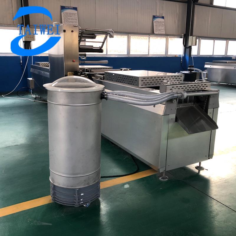 休闲食品全自动拉伸膜真空包装机预制菜腊肠拉伸膜真空封口机