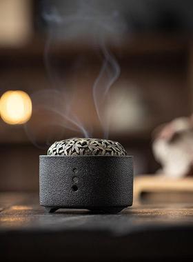 【首单直降】陶瓷盘香炉线香盘香家用熏香炉檀香炉卧室香薰炉摆件