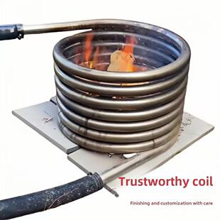 不锈钢空气能热交换器外壳热交换器热泵配件空调冷凝器室外热水管