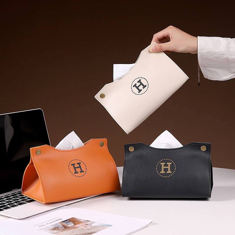 简约字母印花纸巾盒客厅茶几卧室皮革弧形抽纸袋子纯色高档抽纸盒,收纳整理,纸巾盒,淘宝优惠券,粉丝福利购,淘宝优惠卷