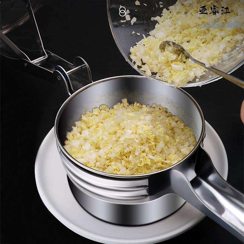 不锈钢菜馅挤水器手动榨汁机厨房多功能水果压榨器蔬菜手压脱水器