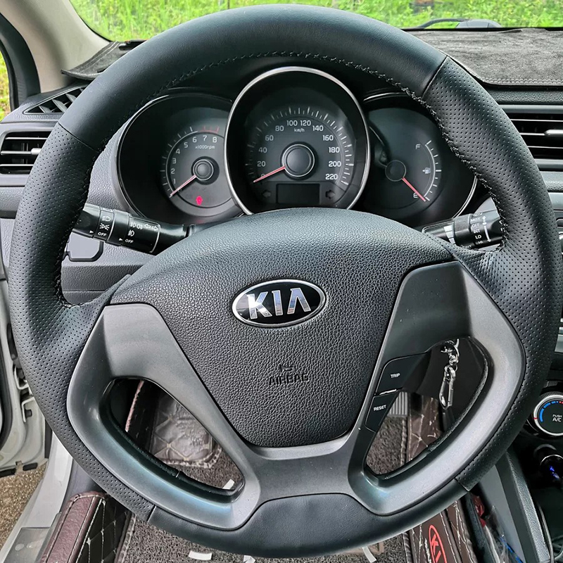 起亚K3真皮专车专用方向盘套