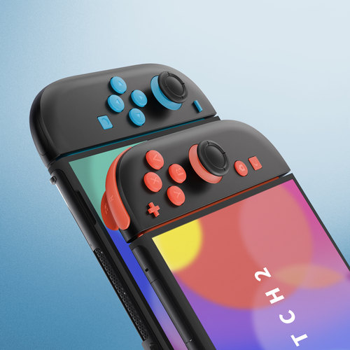 eXtremeRate易极改 Switch 2改装全套替换按键DIY套装JoyCon适用NS2任天堂按键配件多色可选