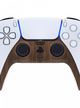 eXtremeRate易极改PS5手柄木纹装饰盖手柄改装壳个性化DIY装饰条适配索尼PS5手柄简易拆卸设计附安装工具