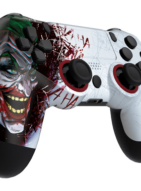 eXtremeRate易极改PS4手柄Ghost小魔改替换壳带圆环套装个性改装外壳DIY安装工具适用于DS4手柄CUH-ZCT2型号