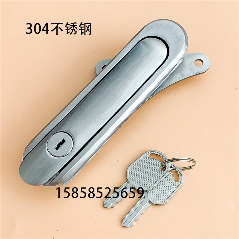 AB403不锈钢304平面锁 配电箱锁 设备锁 机械门锁AB402-1