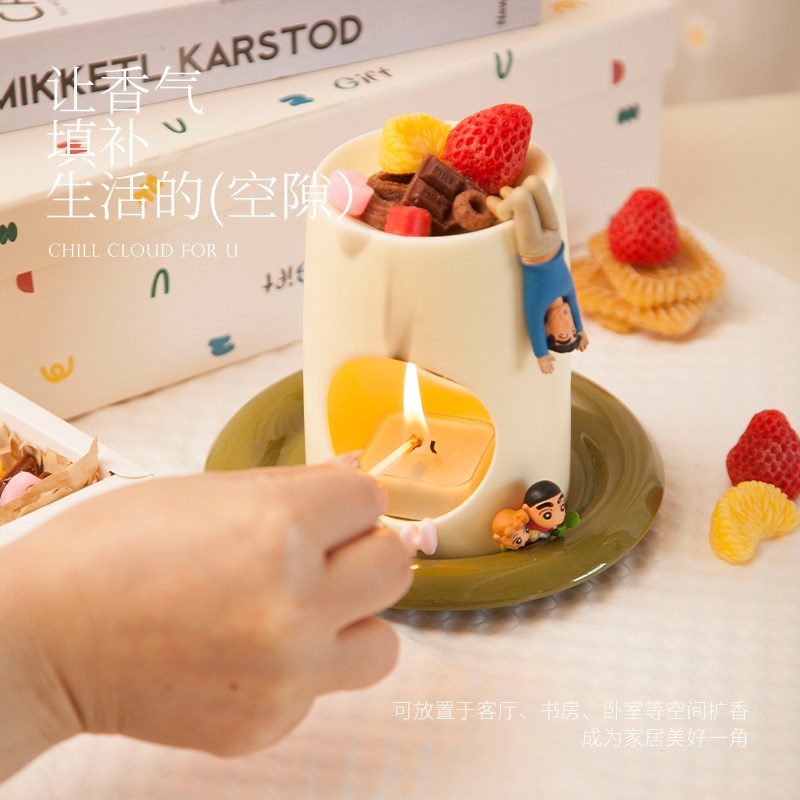 水果香薰蜡烛礼盒卧室香氛伴手礼生日礼物小众高级的创意礼送女友