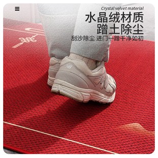 垫子 地垫入户门垫进门红色喜庆防滑脚垫门口玄关地毯家用2024新款