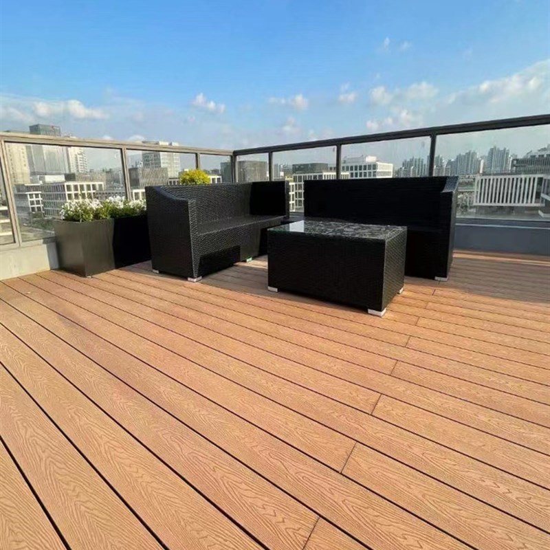 户外塑木防腐木地板墙板花园露台平台园林围栏栅栏庭院防晒防水