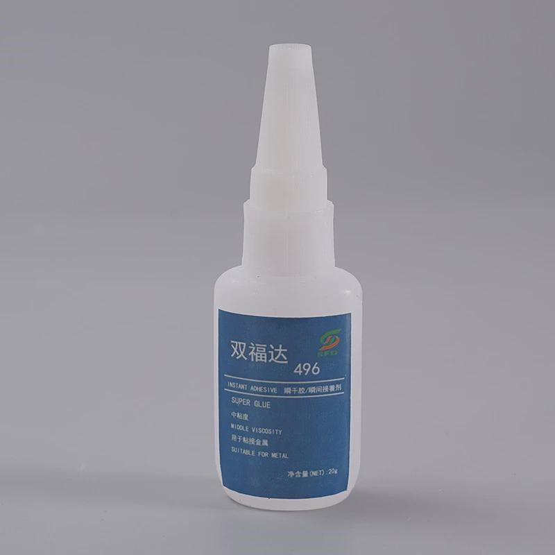 剂干胶瞬间接着瞬496快速固化快干胶水粘接塑料金属合金胶水