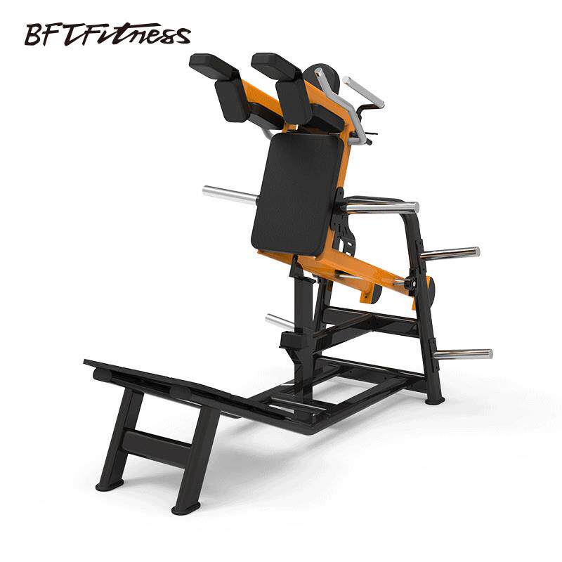 厂家杠铃片深蹲健身器材免维护挂片式哈克深蹲架训练器