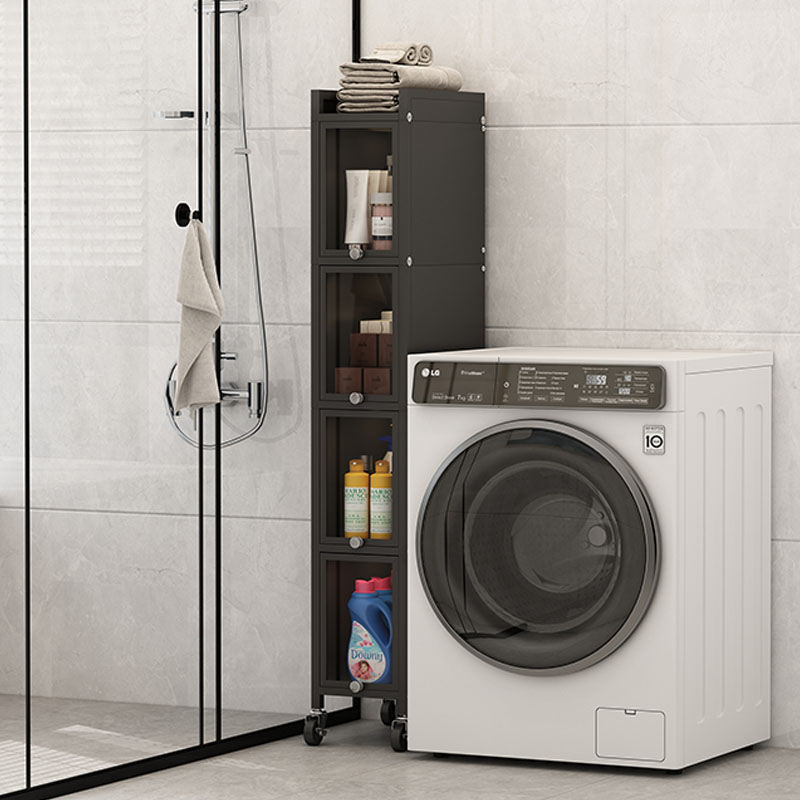 20/25/30cm宽化妆室夹缝置物架落地多层洗手台旁极窄缝隙收纳柜子