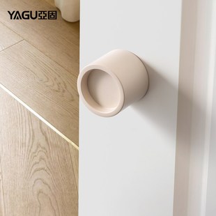 亚固隐形门锁室内卧室单边锁背景墙门隐藏暗锁单面暗装球形门锁