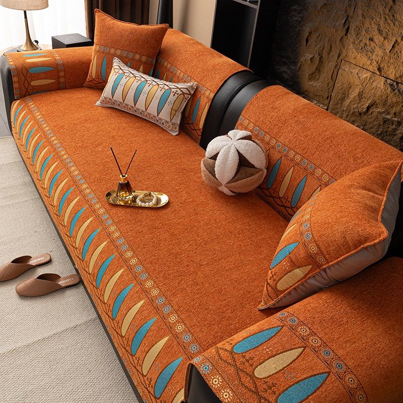 沙发垫四季通用新款防滑坐垫轻奢高级感套罩全包简约现代田园定制