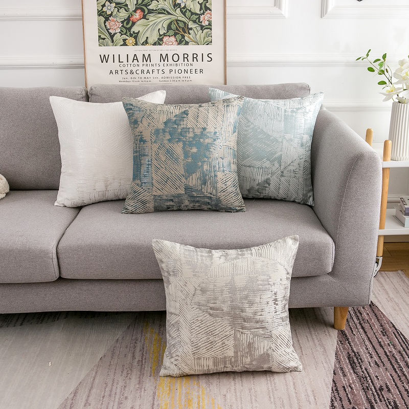 沙发抱枕套2022新款长方形厚款55x55cm靠垫套子不含芯看电视靠枕