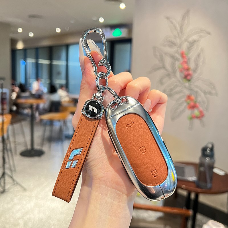 理想L9钥匙套L9MaxL6/L8/L7/mega钥匙包保护壳扣男女