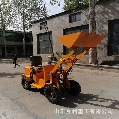 多功能电动装载机 建筑工程养殖场电动铲车 新能源小型铲车
