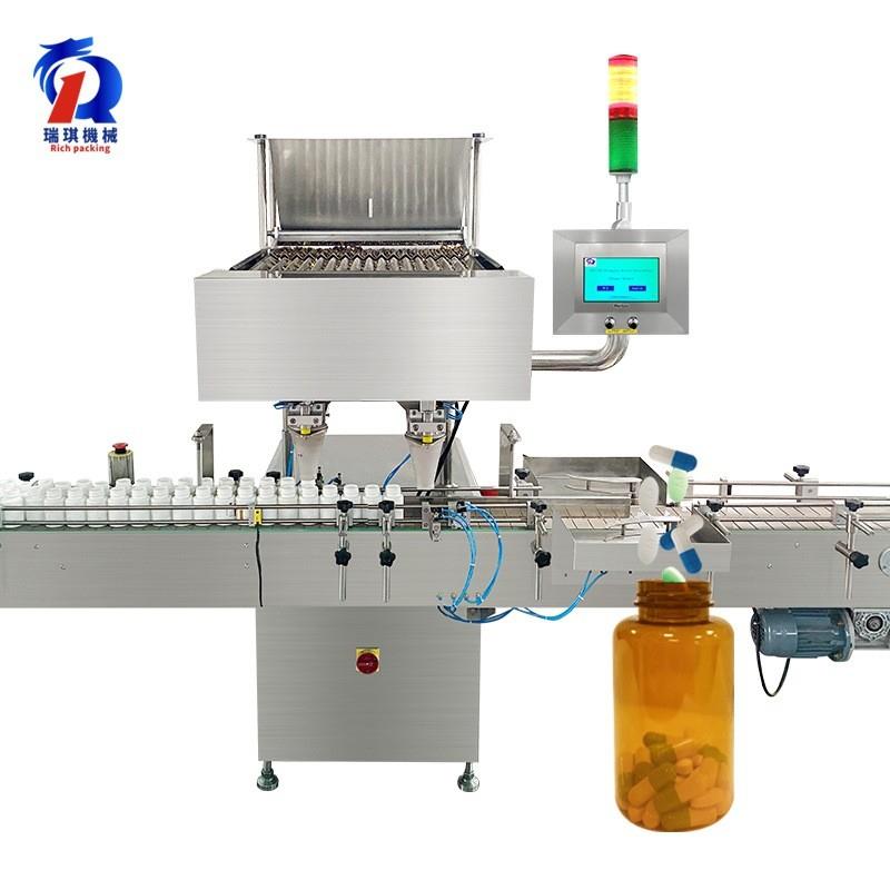 pharmaceutical softgel capsule counting bottling machine