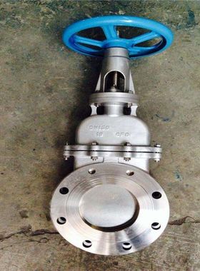 DMZ73F-10P 不锈钢对夹式暗杆刀型闸阀 耐磨插板阀 浆液阀