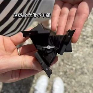 动能戒指盒创意机械变形魔方首饰收纳盒浪漫折叠翻转惊喜旋转网红