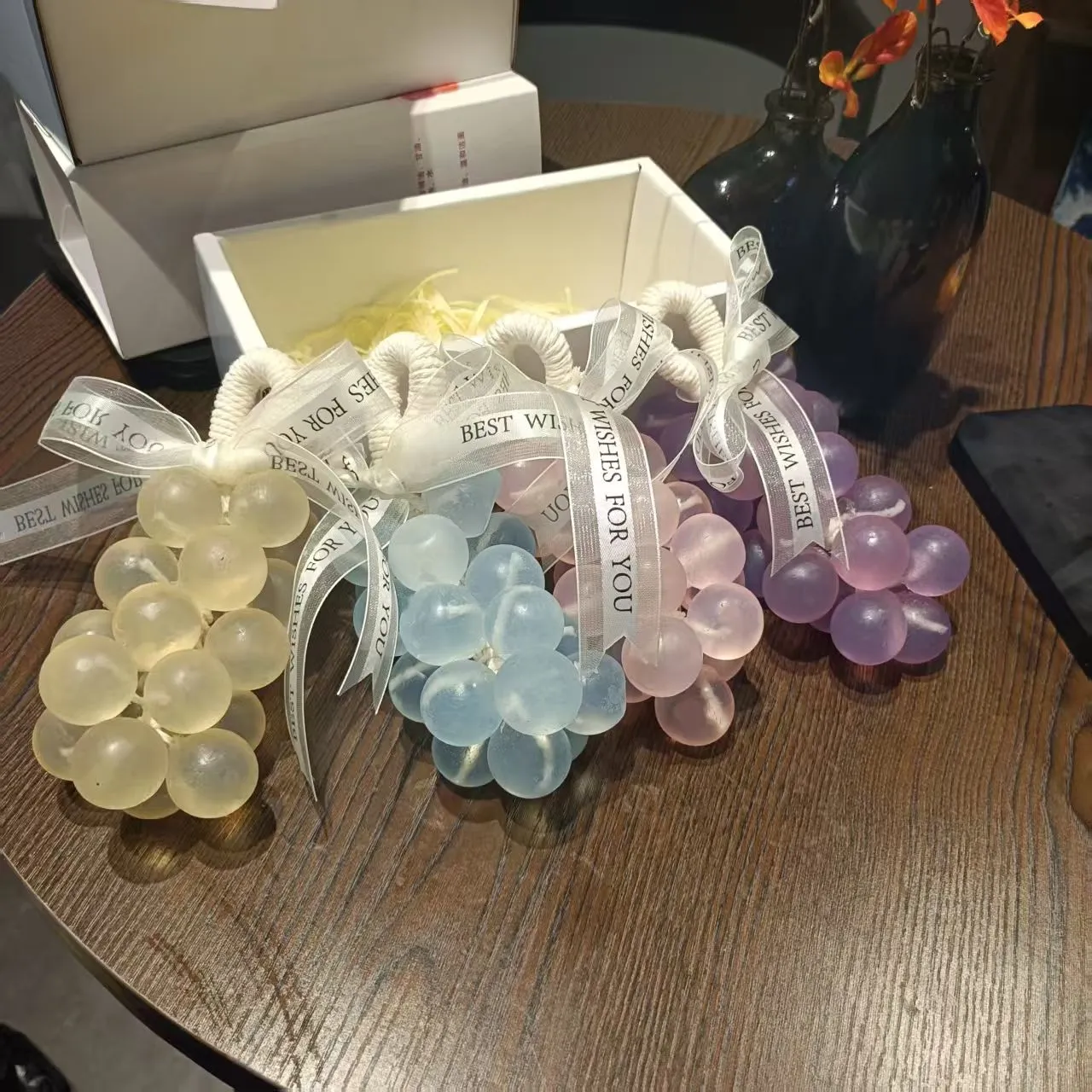 纯手工水晶葡萄皂仿真精油皂清洁