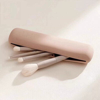 软硅胶防尘易洗化妆刷收纳包