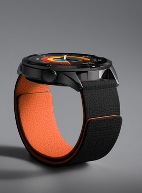 适用小米watch5表带watchs4手表荔枝纹磁吸s3运动Sport智能配件S2表圈冬S1pro男替换女款41mm高级Color2新品