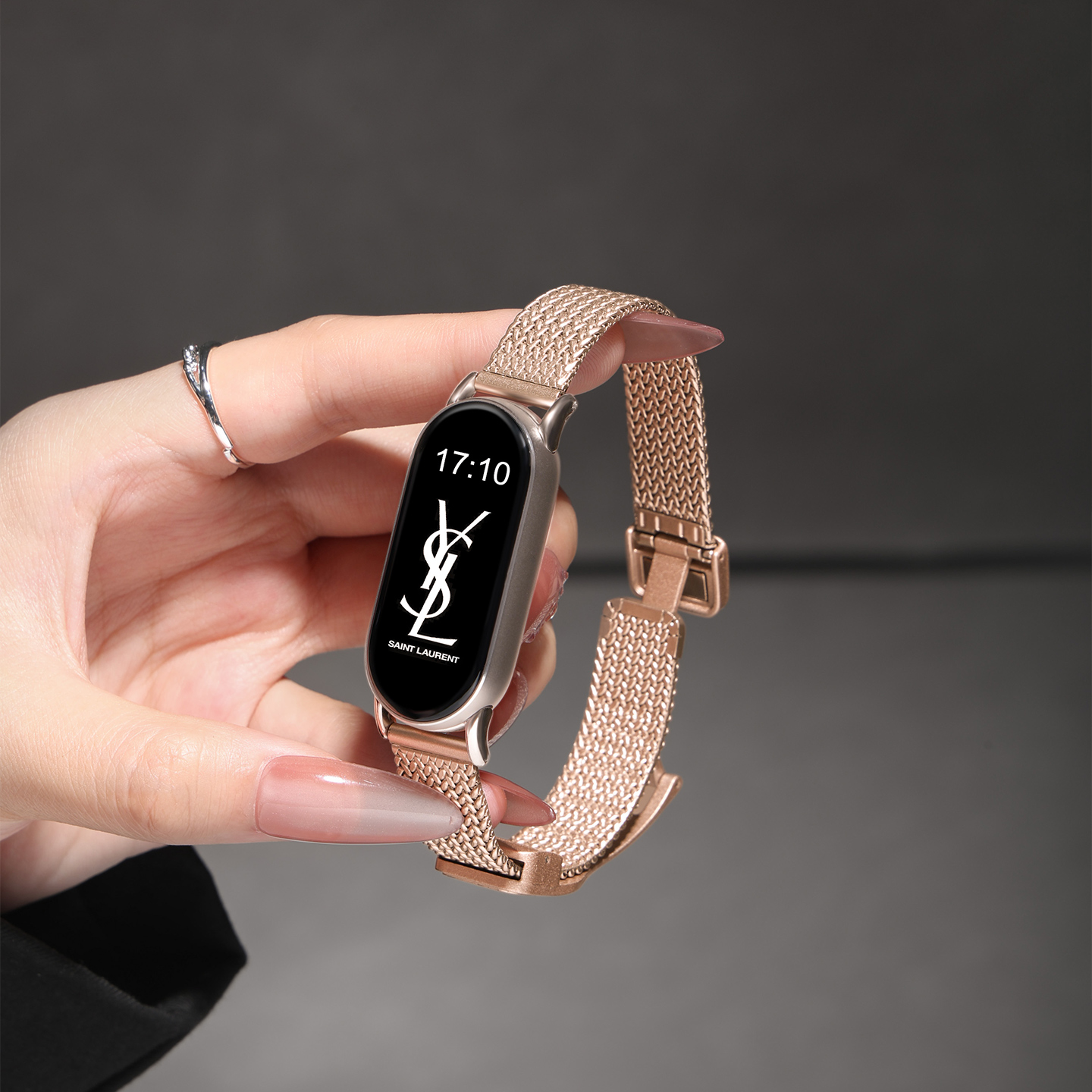 适用小米手环10手表带9麦穗磁吸