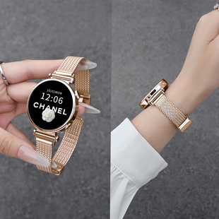 3pro手表带gt2表链女士高级感小众 新款 适用华为watchgt5表带女款 gt5系列watch4手链创意金属智能手表gt3女式