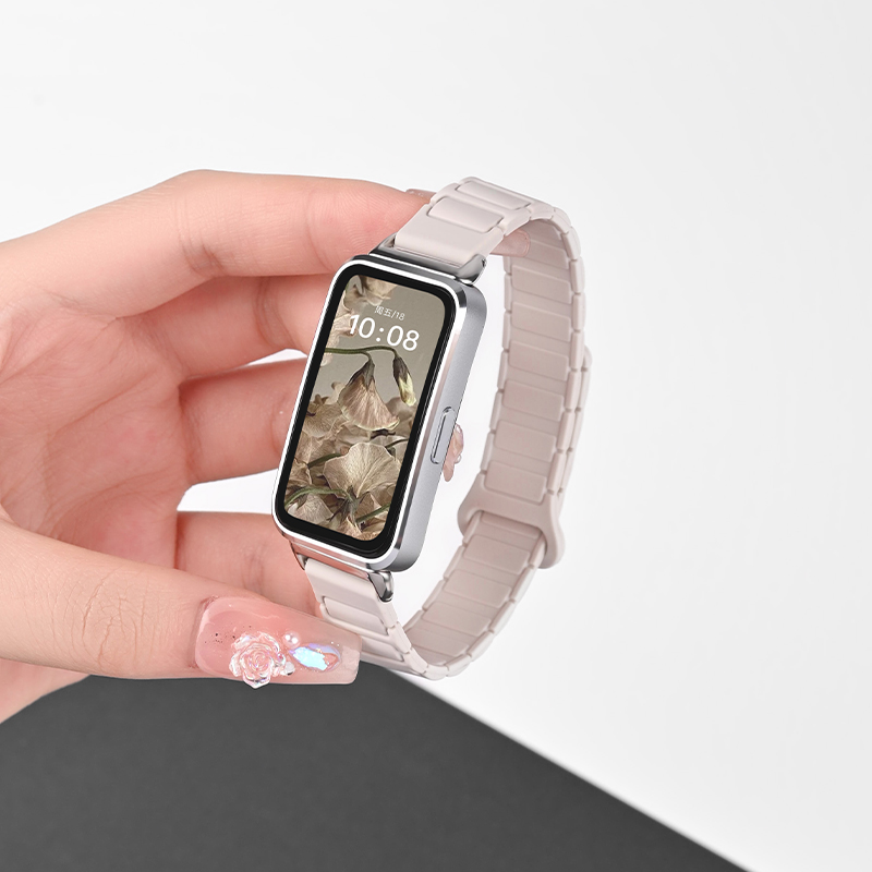 新品适用华为手环10表带硅胶高级感舒适腕带watch9升级款透气8智能nfc配件替换带huawei磁吸运动男女生夏天