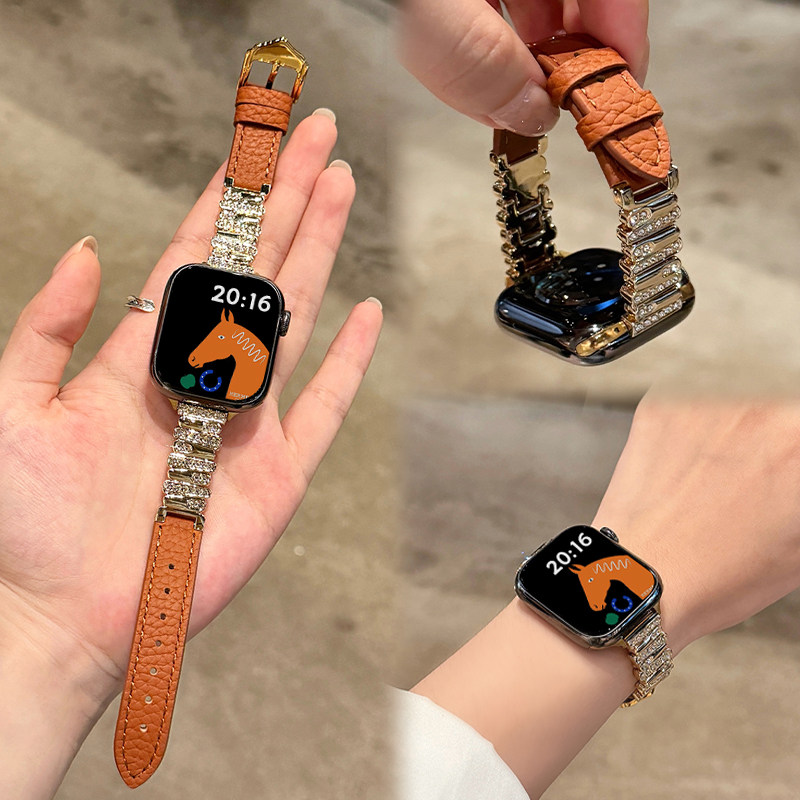 爆火适用苹果s11表链不规则闪钻