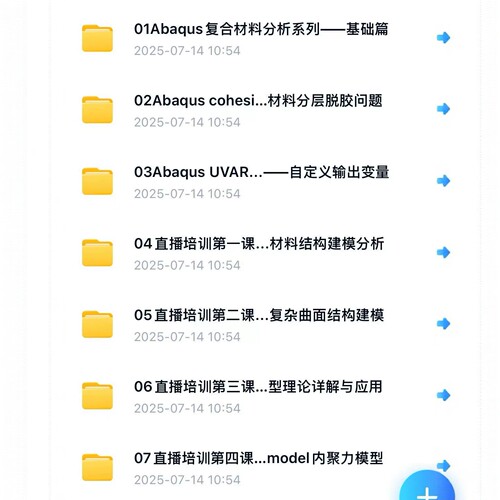 Abaqus复合材料教程50多节cohesive单元原理讲解复合材料分层脱胶