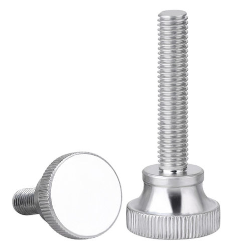 304不锈钢高头滚花螺丝手拧螺栓弹弓手扭螺钉M3M4M5M6M8M10GB834