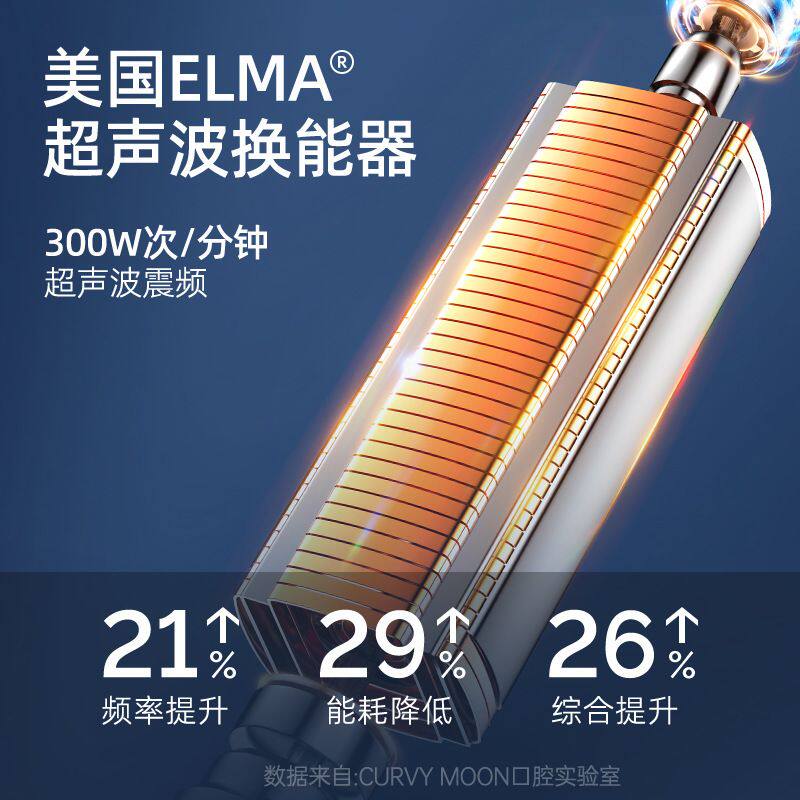 跨境厂家去牙结石洗牙器除牙垢洁牙仪去牙渍月儿弯弯超声波洁