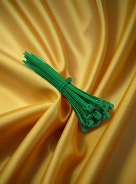 跨境厂家现货塑料尼龙扎带白色扎线带3*100黑色绿色3*150捆绑