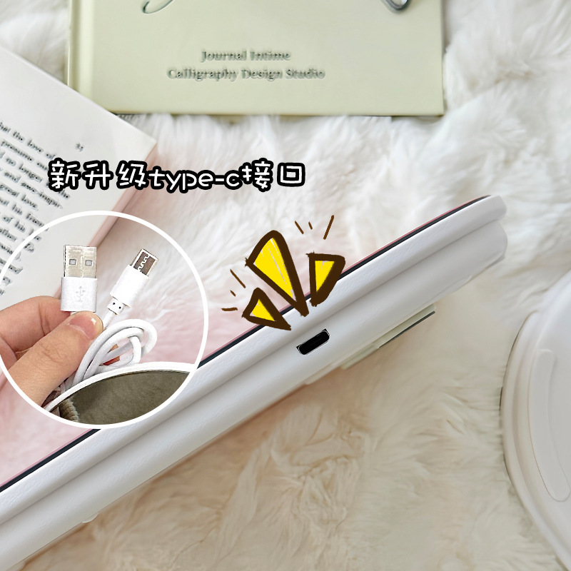 跨境厂家直供lot镜面升级椭圆迷你电子称人体秤LED屏电子秤健康体