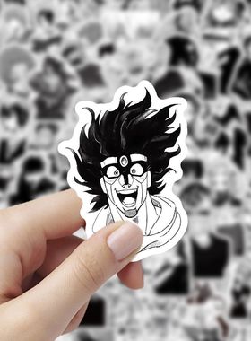 【大图释官方授权】104贴 黑白动漫贴纸精美周边ins风格创意手机壳手账桌面diy装饰自粘防水二次元小图案贴画
