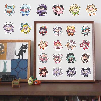 蛋仔派对贴纸可爱卡通游戏装饰